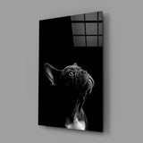 Bulldog Glass Wall Art.