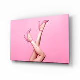 The Art Of Pink Glass Wall Art.