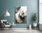 Horse Art Glass Wall Art.