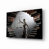Justice Glass Wall Art.