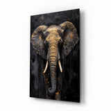 Elephant Glass Wall Art.