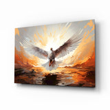 Pigeon Glass Wall Art.
