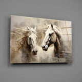 Horse Art Glass Wall Art.
