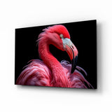 Flamingo Glass Wall Art.