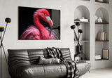 Flamingo Glass Wall Art.