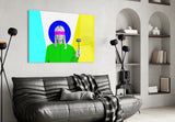 Justice Of Colors Glass Wall Art.
