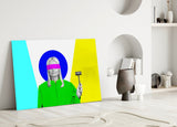 Justice Of Colors Glass Wall Art.