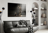 Justice Glass Wall Art.