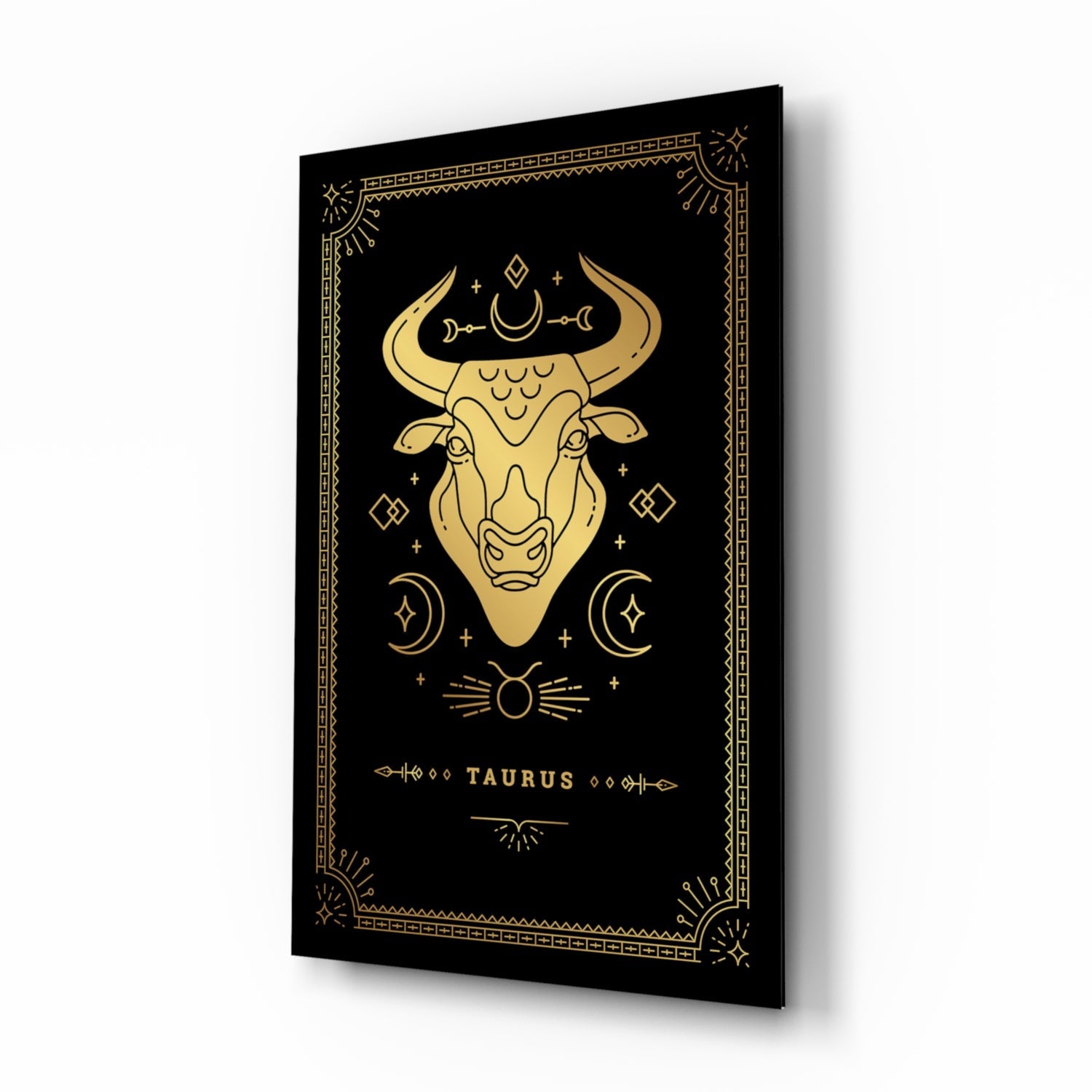 Taurus Glass Wall Art.