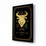 Taurus Glass Wall Art.