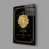 Leo Glass Wall Art.