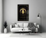 Sagittarius Glass Wall Art.