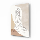 Woman's Art Glass Wall Art.