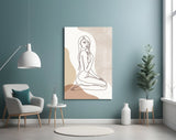 Woman's Art Glass Wall Art.