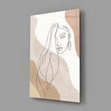 Woman's Art Glass Wall Art.