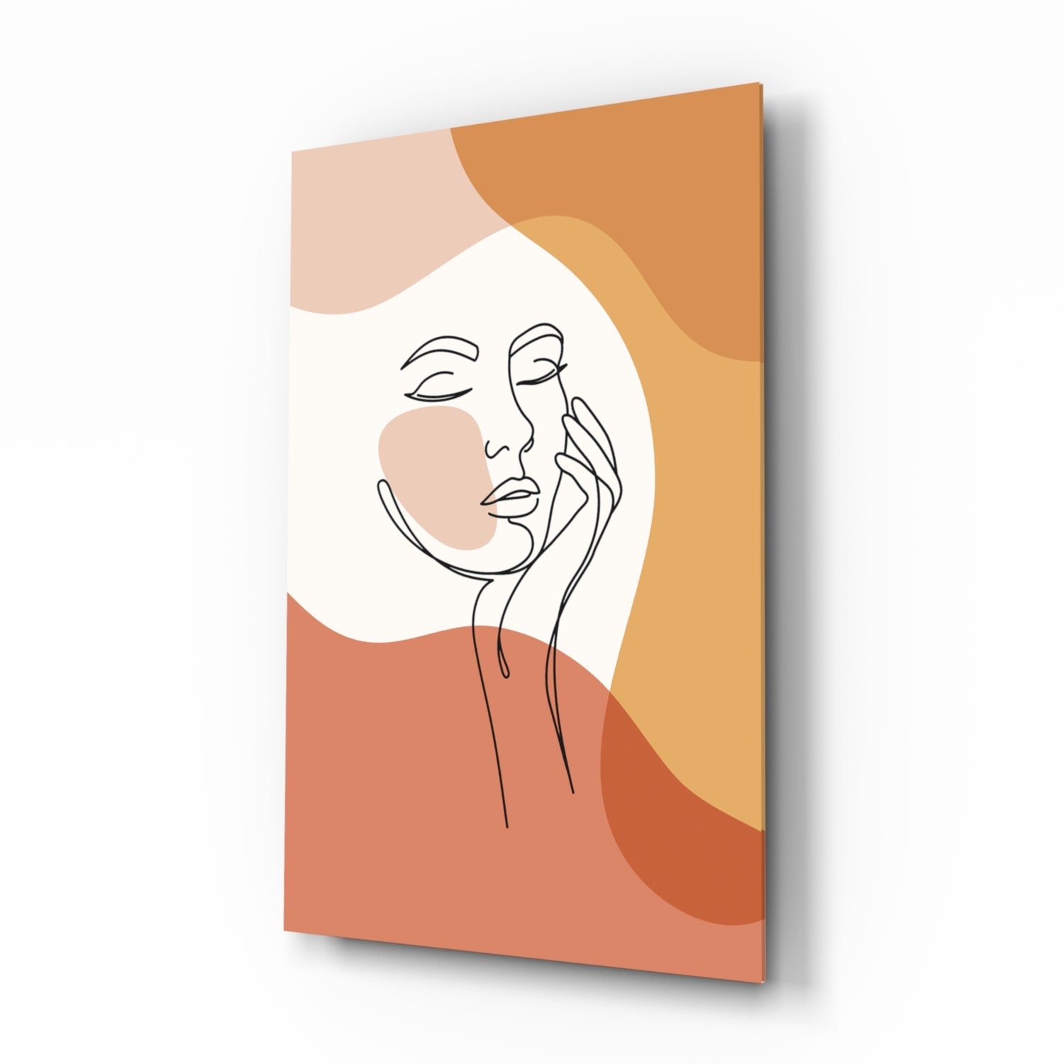 Woman's Art Glass Wall Art.