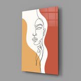 Woman's Art Glass Wall Art.