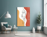 Woman's Art Glass Wall Art.