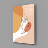 Woman's Art Glass Wall Art.
