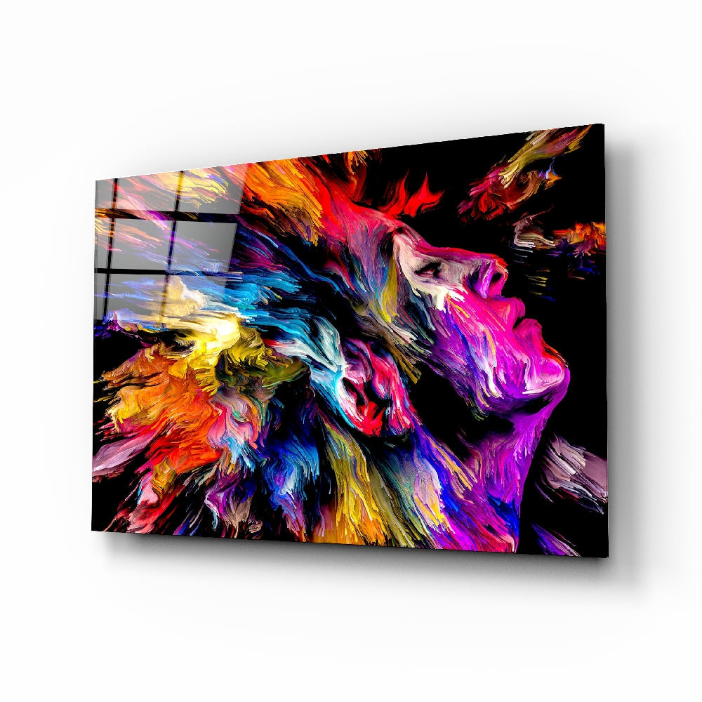 Colorful Thoughts Glass Wall Art | insigneart.co.uk