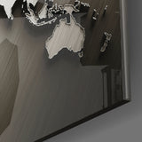 World Map Glass Wall Art | insigneart.co.uk