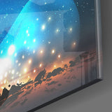 Starry Night Glass Wall Art | insigneart.co.uk