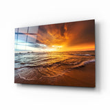 Sunset Glass Wall Art | insigneart.co.uk