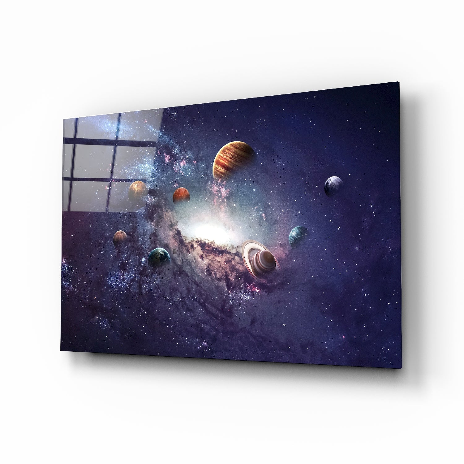 Planets Glass Wall Art | insigneart.co.uk