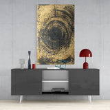 Abstract Loop Glass Wall Art | insigneart.co.uk