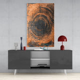 Abstract Loop Glass Wall Art | insigneart.co.uk