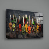 Spices Glass Wall Art | insigneart.co.uk