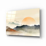 Abstract Landscape Glass Wall Art | insigneart.co.uk