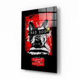 “Bad Dog” Glass Wall Art | insigneart.co.uk