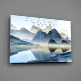 Mountains Glass Wall Art | insigneart.co.uk