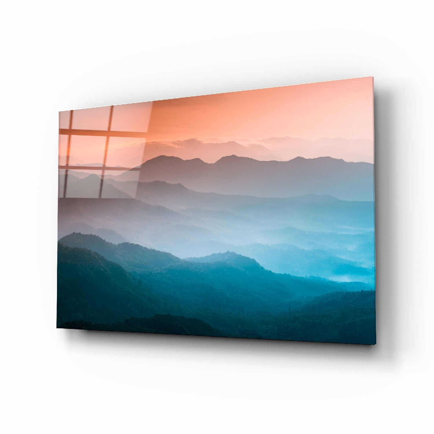 Abstraction Glass Wall Art | insigneart.co.uk