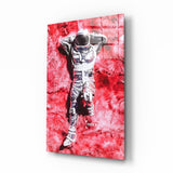 Astronaut and Space Grass Glass Art | insigneart.co.uk