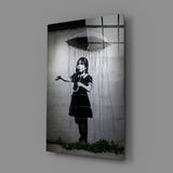 Escape from the Rain Glass Art | insigneart.co.uk