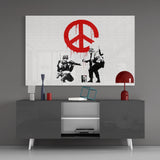 War for Peace Glass Art | insigneart.co.uk