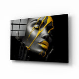 Yellow Paint Glass Art | insigneart.co.uk