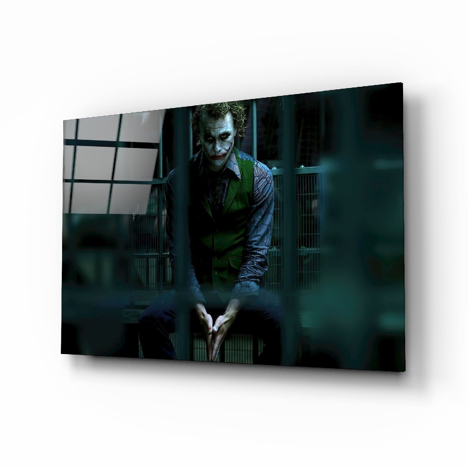 Joker Jail Glass Art | insigneart.co.uk