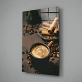 Cinnamon Coffee Glass Art | insigneart.co.uk