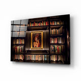 Bookshelf Glass Art | insigneart.co.uk