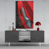 Ferrari’s Red Glass Wall Art | insigneart.co.uk