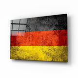 German Flag Glass Wall Art | insigneart.co.uk