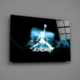 Michael Jordan Glass Wall Art | insigneart.co.uk