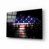American Eagle Glass Wall Art | insigneart.co.uk