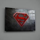Superman Glass Wall Art | insigneart.co.uk