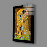 Gustav Klimt ''The Kiss'' Glass Art | insigneart.co.uk