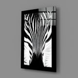 Zebra Glass Wall Art | insigneart.co.uk