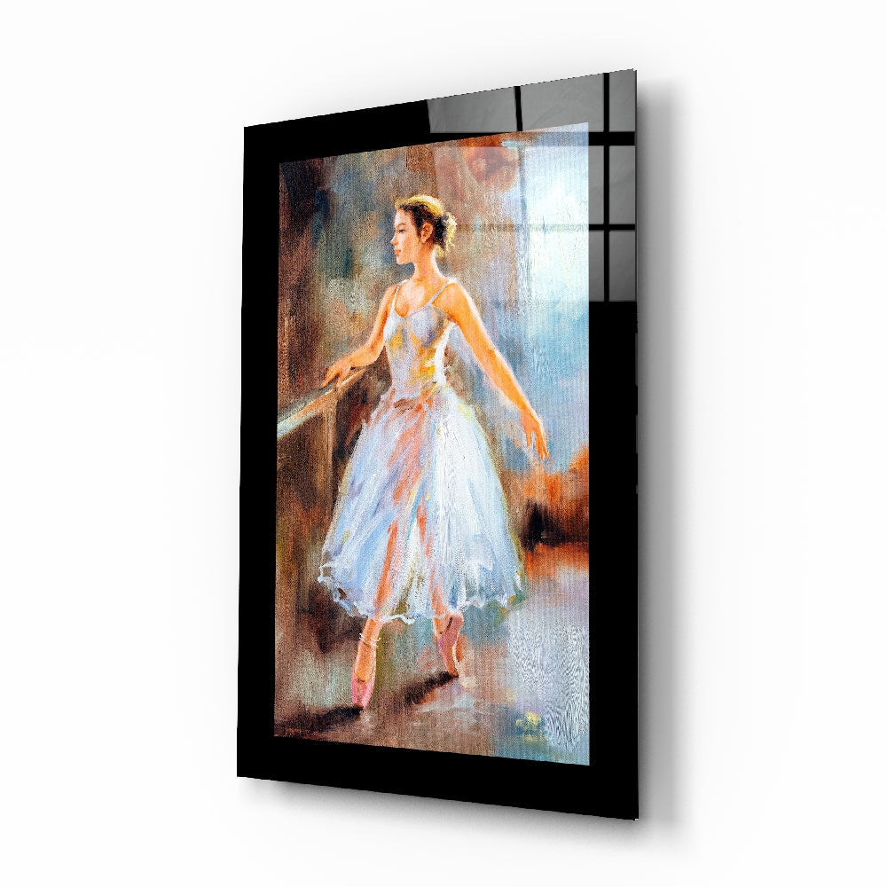Ballerina Glass Wall Art | insigneart.co.uk